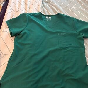 Dolan Green  V-Neck Scrub Top and jogger pants